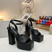 Versace shoes for Women's Sandals Medusa Aevitas Satin Platform RTW #B48852