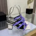 Versace shoes for Women's Versace Sandals Versace Gianni Ribbon Red/Blue/Brown/Black #B54131