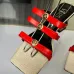 Versace shoes for Women's Versace Sandals Versace Gianni Ribbon Red/Blue/Brown/Black #B54131