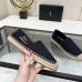 YSL women's espadrilles Flats Black/Gold/White/Pink #B44148