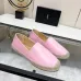 YSL women's espadrilles Flats Black/Gold/White/Pink #B44149