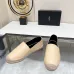 YSL women's espadrilles Flats Black/Gold/White/Pink #B44151