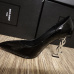 YSL High Heel Shoes YSL black leather 10.5cm heel #999929726