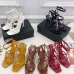 YSL Shoes for Women's Stunning YSL Yellow Patent Leather Strappy High - Heel Sandals Heel height:10.5cm #B54140