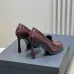 YSL Shoes for Women's YSL High Heel Shoes Heel height:10cm #B60917
