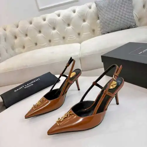 YSL Shoes for Women's YSL High Heel Shoes heel height：8cm #B64858