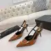 YSL Shoes for Women's YSL High Heel Shoes heel height：8cm #B64858