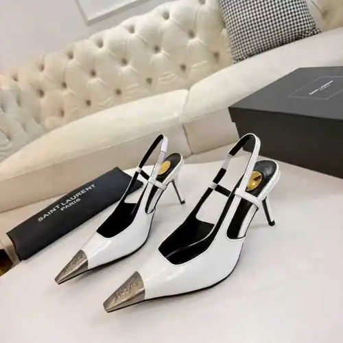 YSL Shoes for Women's YSL High Heel Shoes heel height：8cm #B64862