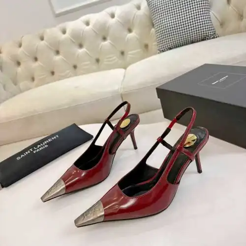 YSL Shoes for Women's YSL High Heel Shoes heel height：8cm #B64863