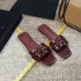 YSL Shoes for YSL slippers 2021 summer new style stone pattern cross woven casual slippers candy color open-toe flat women sandals for women #99910571