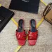 YSL Shoes for YSL slippers 2021 summer new style stone pattern cross woven casual slippers candy color open-toe flat women sandals for women #99910571