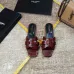 YSL Shoes for YSL slippers 2021 summer new style stone pattern cross woven casual slippers candy color open-toe flat women sandals for women #99910571