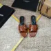 YSL Shoes for YSL slippers 2021 summer new style stone pattern cross woven casual slippers candy color open-toe flat women sandals for women #99910571