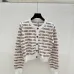  Chanel Women's Logo Knit Cardigan and Sweater in Striped Pattern #B54527