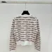  Chanel Women's Logo Knit Cardigan and Sweater in Striped Pattern #B54527