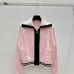 Dior Women's  Cardigans  Zip - Up Style with Contrast Trims, Brand Emblem and Functional Pockets #B54814