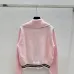  Dior Women's  Cardigans  Zip - Up Style with Contrast Trims, Brand Emblem and Functional Pockets #B54814
