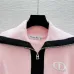  Dior Women's  Cardigans  Zip - Up Style with Contrast Trims, Brand Emblem and Functional Pockets #B54814