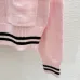  Dior Women's  Cardigans  Zip - Up Style with Contrast Trims, Brand Emblem and Functional Pockets #B54814