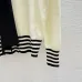 Miu Miu Women's Wool Sweaters: Stylish Sailor  inspired Designs with Colorful Stripes and Brand Emblem #B54813