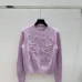 2025 Autumn  Winter Special Offer Loewe Women's Anagram Embroidered Wool Sweater in Two Tonal Colors  #B54788