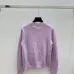 2025 Autumn  Winter Special Offer Loewe Women's Anagram Embroidered Wool Sweater in Two Tonal Colors  #B54788