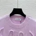 2025 Autumn  Winter Special Offer Loewe Women's Anagram Embroidered Wool Sweater in Two Tonal Colors  #B54788