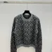 2025 Autumn  Winter Special Offer Louis Vuitton Women's Cropped Jacquard Monogram Sweater  Luxurious Wool Blend Crewneck with an All Over Pattern #B54791