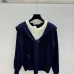 2025  Christian Dior Women's Striking Striped Knit Crewneck Sweater with an Embroidered Star and Brand Logo #B54794