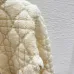 2025 Dior Ecru Cannage Knit Cropped Zip-Up Cardigan #B54503
