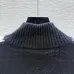 2025 LV Women's Wool Zip up Sweater Chic Mock Neck with Fluffy Monogram - Embroidered Front #B54815
