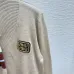 2025  Miu Miu Women's Striped Knit Polo Sweater with a Quarter-Zip or Button Placket and Miu Miu Logo #B54795