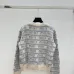 2025 Miu Miu Women's Wool Cardigan with Signature Logo Pattern  V neck and Chic Design #B54799