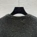 Balmain 2025 Women's Wool Sweater with Gold Buttons Sparkle Yarn  Crew Neck for Elegant Style #B54796