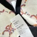 Celine Luxury Brand Women's Wool Cardigan V  neck Style with Colorful Logo Patterns and Gold  toned Buttons #B54801