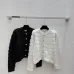 Chanel Style Women's Knitted Cardigans Luxurious Fuzzy Texture with Gold Button Details for Fashion Aficionados #B56255