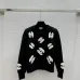 Chanel Women's Crewneck Sweaters  3D CC Logo Embroidery in Multi-Color Options for Luxury Fashion Enthusiasts #B57738