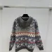 Chanel Women's Hooded Sweaters  Fair Isle Pattern with CC Logo and Drawstring Detail for Fashion Aficionados #B56272