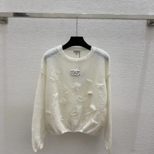 Chanel Women's Hooded Sweaters  Fair Isle Pattern with CC Logo and Drawstring Detail for Fashion Aficionados #B56273