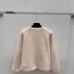 Chanel Women's Knitted Cardigans Tweed  Style Fabric with CC Logo and Gold Button Details for Luxury Enthusiasts #B56271