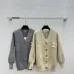 Chanel Women's V   Neck Cardigans  Ribbed Knit with Iconic CC Logo and Button Detail for Luxury Lovers #B56274