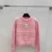 Chanel Women's V   Neck Cardigans  Ribbed Knit with Iconic CC Logo and Button Detail for Luxury Lovers #B56275