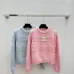 Chanel Women's V   Neck Cardigans  Ribbed Knit with Iconic CC Logo and Button Detail for Luxury Lovers #B56275