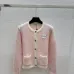 Chanel Women's V   Neck Cardigans  Ribbed Knit with Iconic CC Logo and Button Detail for Luxury Lovers #B56276