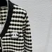 Chanel Women's V   Neck Cardigans  Ribbed Knit with Iconic CC Logo and Button Detail for Luxury Lovers #B56277