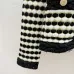 Chanel Women's V   Neck Cardigans  Ribbed Knit with Iconic CC Logo and Button Detail for Luxury Lovers #B56277