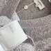 Chanel Women's V-Neck Cardigan with CC Logo Patch and Gold Buttons #B54522