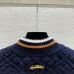 Dark blue LV Women's  Sweaters  Monogram Pattern  Fair Isle Design in Dual Color Options for Luxury Fashion Lovers #B57745