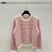 Dior Christian Dior Oblique Logo Knit Crewneck Sweater with Ribbed Trim #B54521