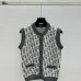 Dior Ecru Cannage Knit Cropped Zip-Up Cardigan Timeless Luxury Piece #B54526